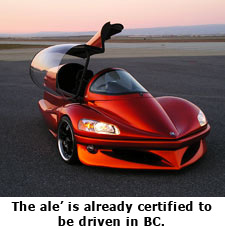 FuelVapor ale' certified to be driven in B.C.